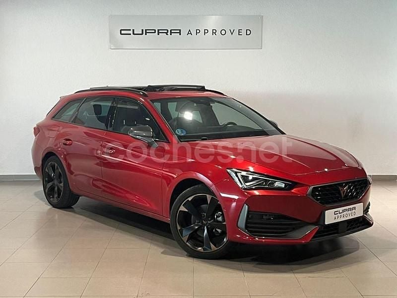 Rojo Usado 2023 Cupra Leon Familiar | 27.490 € (Precio justo) - Imagen 1/4