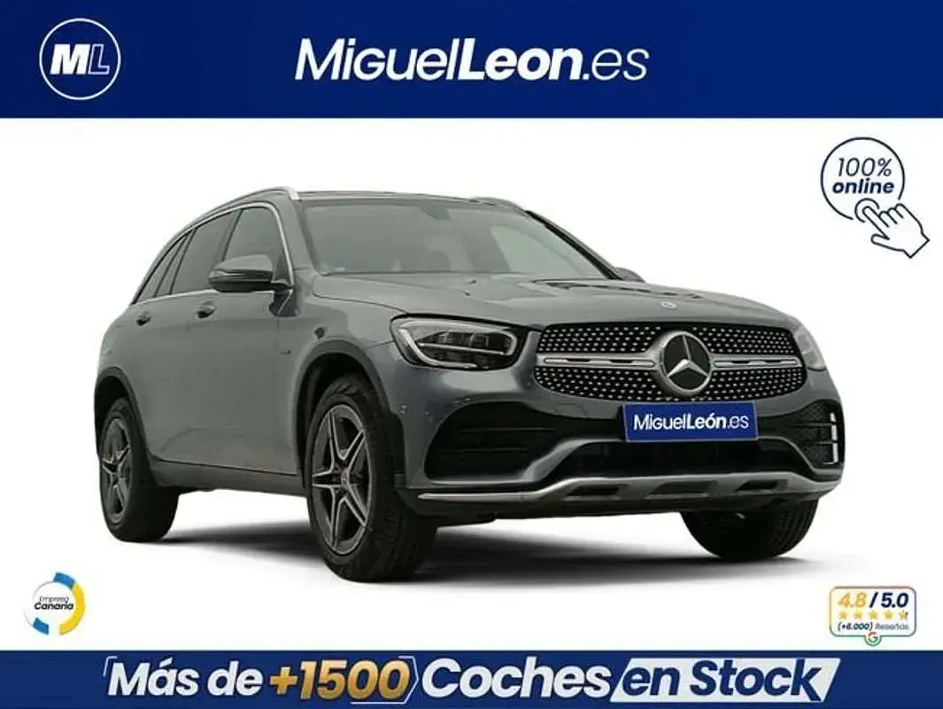 Usado Mercedes GLC300 306 CV (225 kW) 2021 Gris SUV
