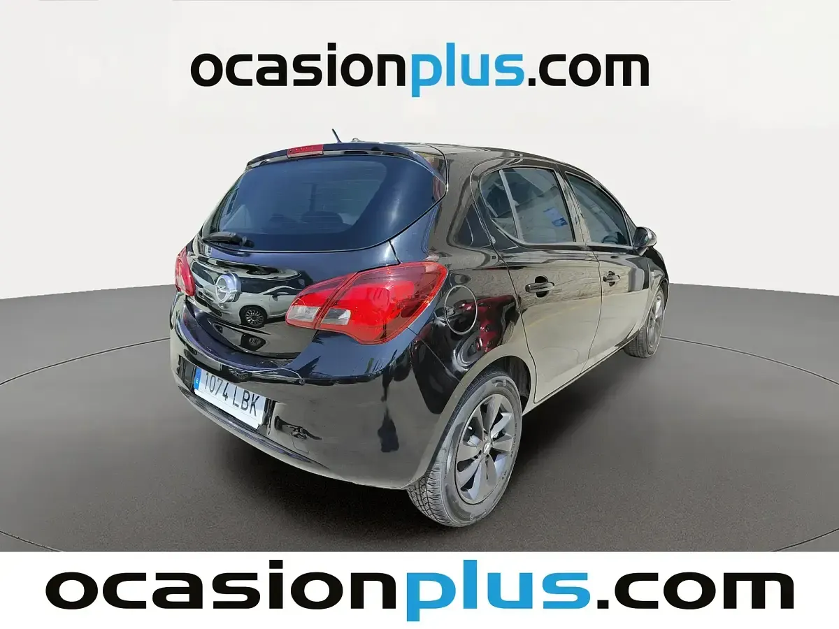 Usado Opel Corsa Selective 90 CV (66 kW) 2019 Negro Utilitario