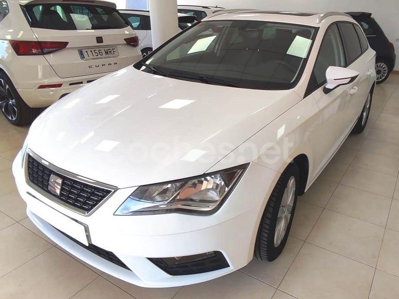 Käytetty Seat Leon Style Plus 110 HP (80 kW) 2017 Valkoinen Farmari