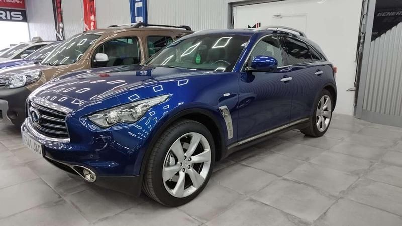 Azul Usado 2014 Infiniti QX70 SUV | 15.800 € - Imagen 1/4