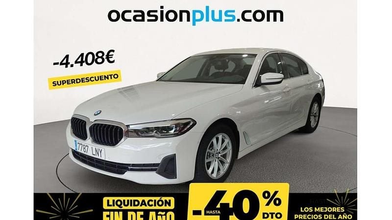 Blanco Usado 2021 BMW 520 Berlina | 29.082 € (Buen precio) - Imagen 1/4