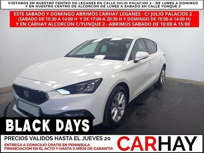 Usado Seat Leon Style 116 CV (85 kW) 2021 Blanco Berlina
