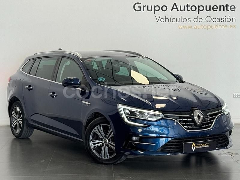 Azul Usado 2021 Renault Mégane GrandTour Zen Familiar | 17.990 € (Caro) - Imagen 1/4