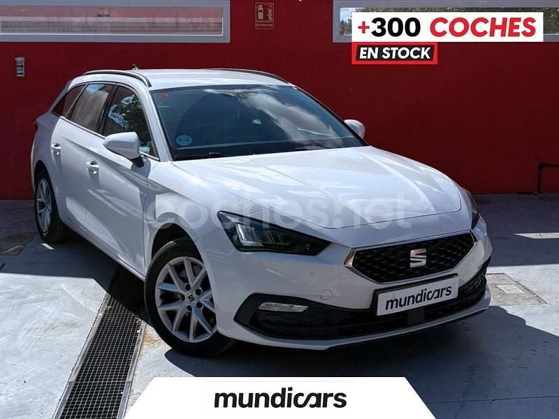 Blanco Usado 2021 Seat Leon Style Familiar | 14.990 € (Precio justo) - Imagen 1/4