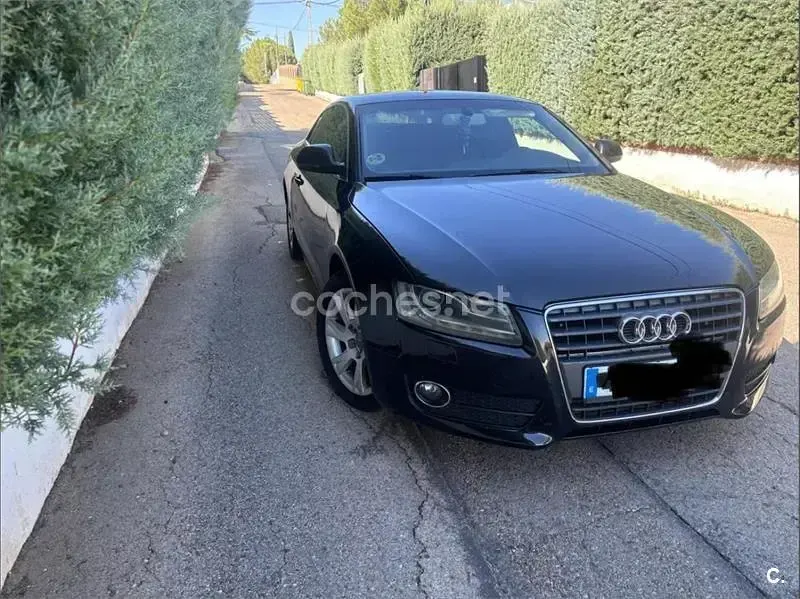 Usado Audi A5 190 CV (139 kW) 2009 Negro Coupe