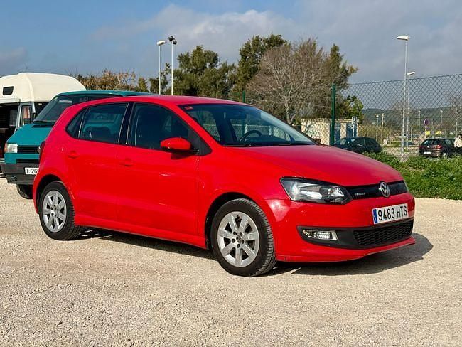 Begagnad VW Polo Advance 75 HK (55 kW) 2013 Röd Halvkombi