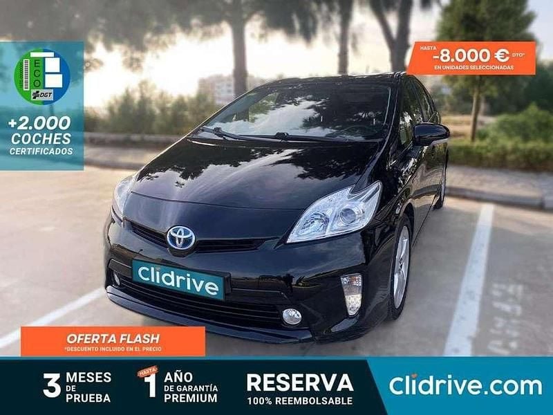 Negro Usado 2013 Toyota Prius Advance Berlina | 8990 € (Super precio) - Imagen 1/3