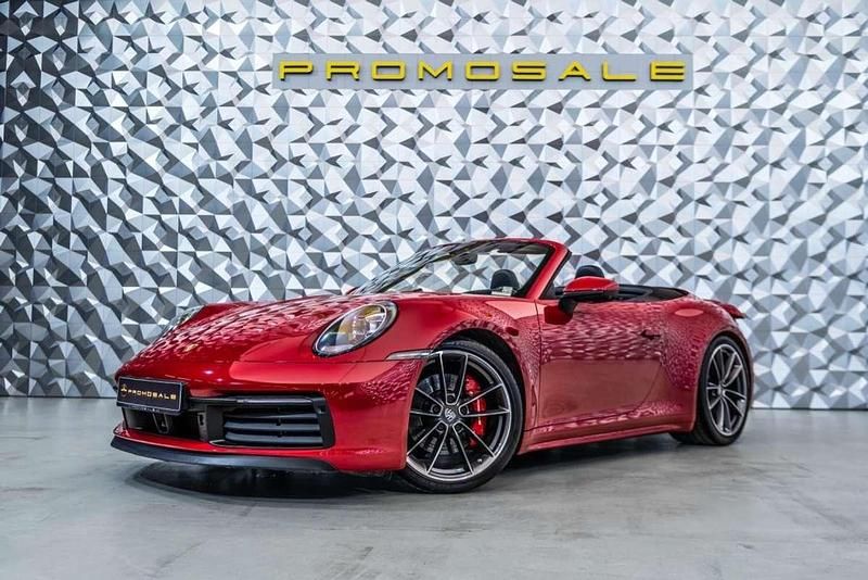 Rojo Usado 2019 Porsche 911 Carrera 4S Cabriolet Descapotable | 122.900 € - Imagen 1/4
