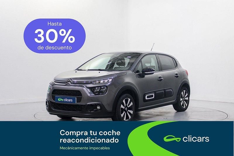 Usado Citroën C3 Feel 83 CV (61 kW) 2023 Gris Utilitario