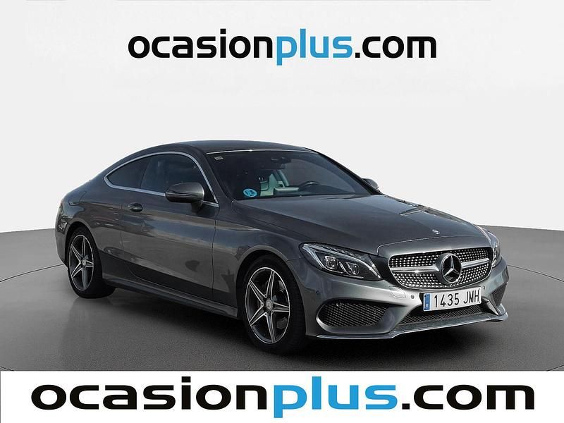 Usado Mercedes C220 AMG 170 CV (125 kW) 2016 Gris Coupe
