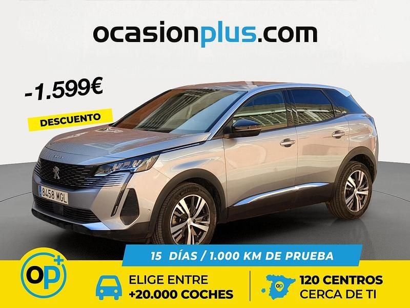 Usado Peugeot 3008 Allure 130 CV (95 kW) 2023 Gris SUV