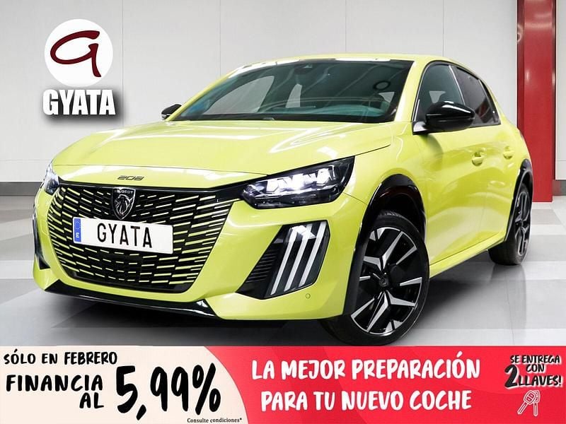Usado Peugeot e-208 GTi 114 kW (156 CV) 2024 Amarillo Utilitario