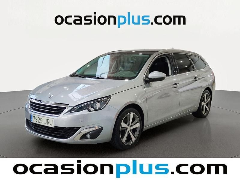 Gris Usado 2016 Peugeot 308 Allure Familiar | 9550 € (Precio justo) - Imagen 1/4