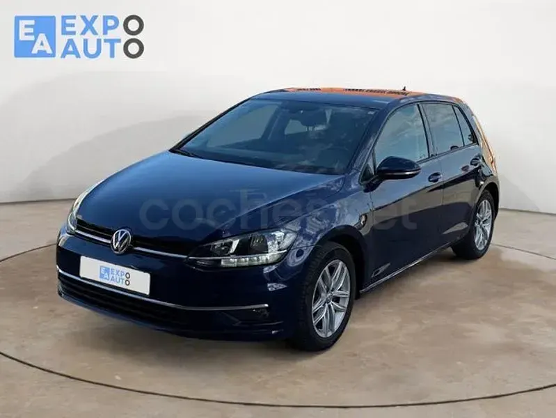 Usado VW Golf VII Advance 125 CV (91 kW) 2017 Azul Berlina