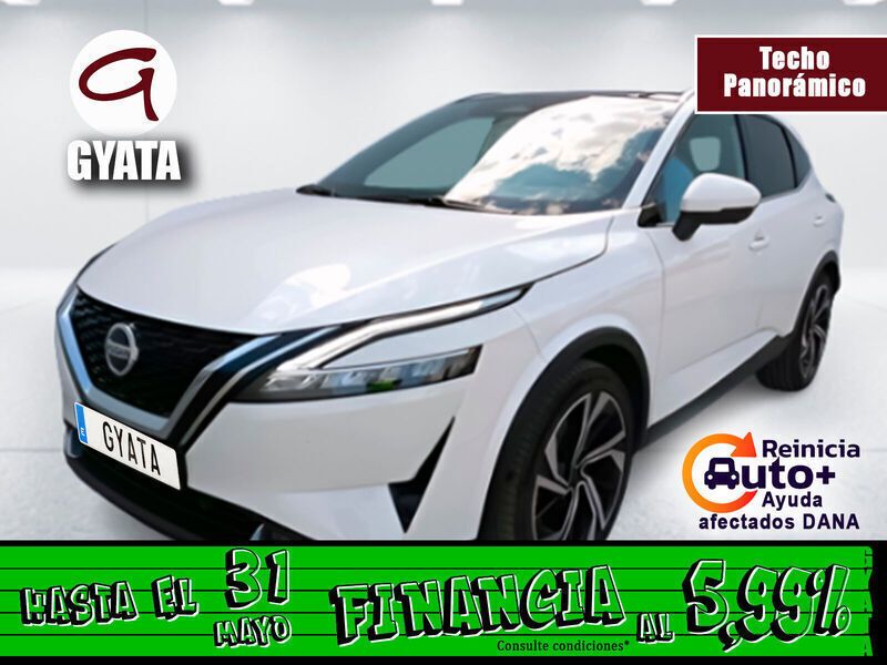 Blanco Usado 2022 Nissan Qashqai Tekna+ SUV | 27.890 € (Precio justo) - Imagen 1/4