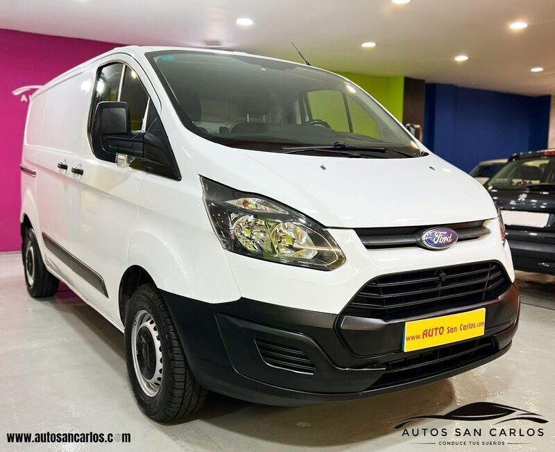 Blanco Usado 2018 Ford Transit Custom Ambiente Van | 13.900 € (Precio justo) - Imagen 1/4