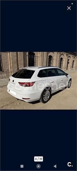 Brugt Seat Leon ST Reference 115 HK (84 kW) 2017 Hvid Stationcar