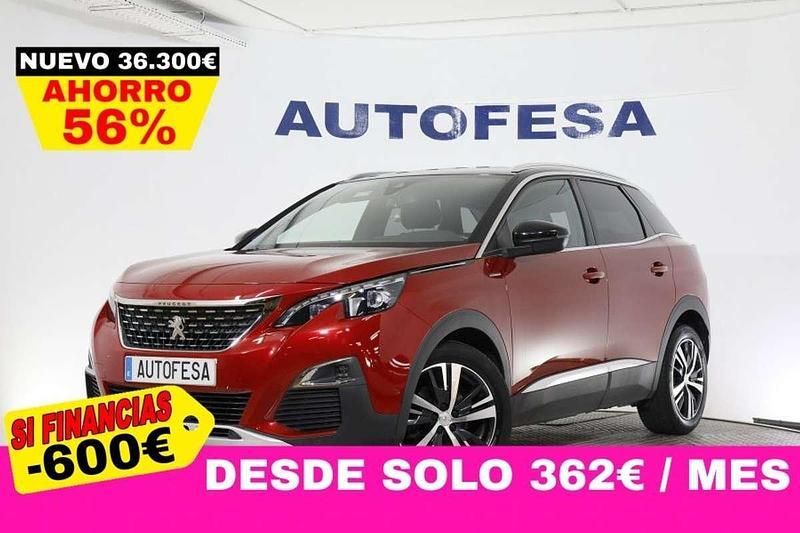 Burdeos Usado 2018 Peugeot 3008 GT-line SUV | 15.850 € (Precio justo) - Imagen 1/4