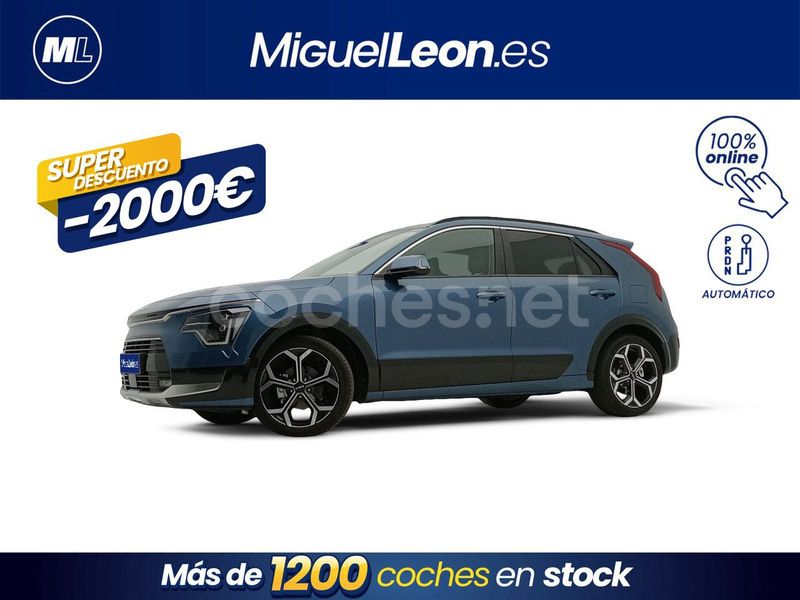 Azul Usado 2024 Kia Niro SUV | 24.985 € - Imagen 1/3