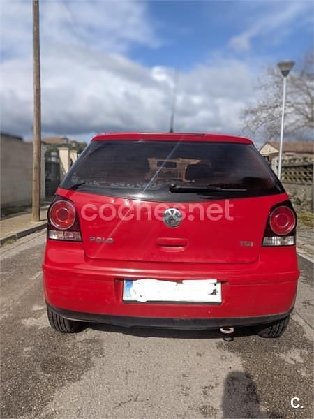 Usado VW Polo Advance 80 CV (58 kW) 2008 Rojo Utilitario