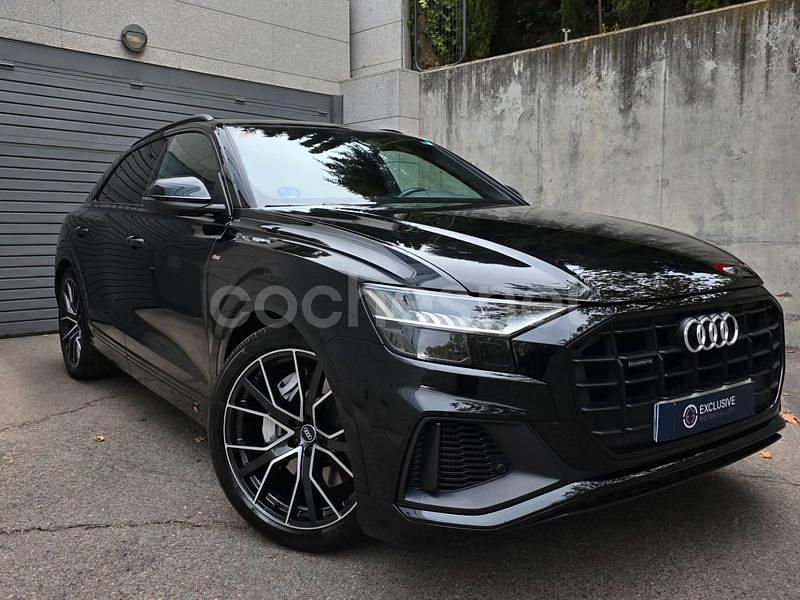 Usado Audi Q8 S-Line 381 CV (280 kW) 2021 Negro SUV
