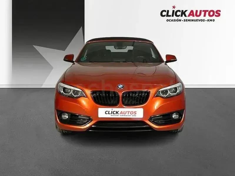 Usado BMW 218 136 CV (100 kW) 2021 Naranja Descapotable