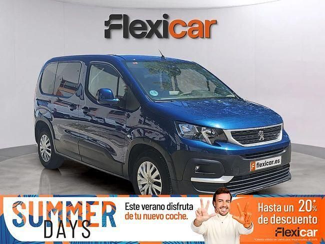Usado Peugeot Rifter Active 100 CV (73 kW) 2021 Azul Monovolumen
