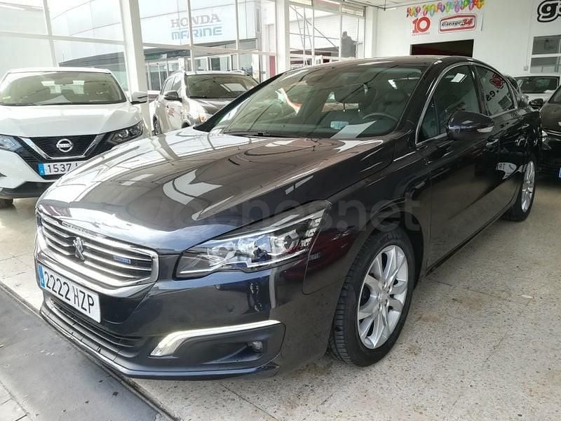 Usado Peugeot 508 Allure 150 CV (110 kW) 2014 Negro Berlina