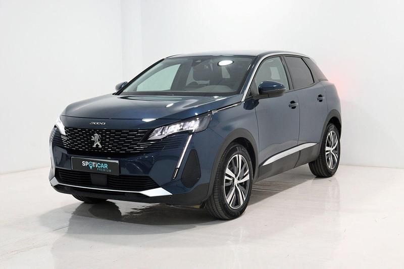 Azul Usado 2022 Peugeot 3008 GT SUV | 21.900 € (Caro) - Imagen 1/4