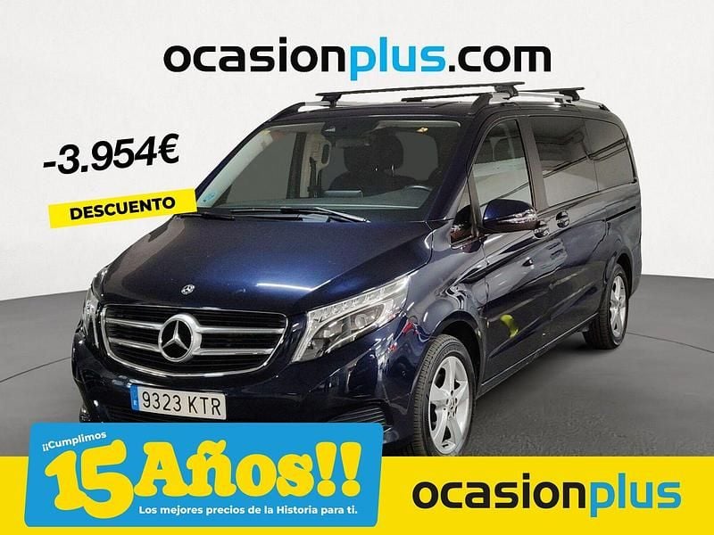Azul Usado 2019 Mercedes V220 Avantgarde Monovolumen | 43.500 € (Precio justo) - Imagen 1/4