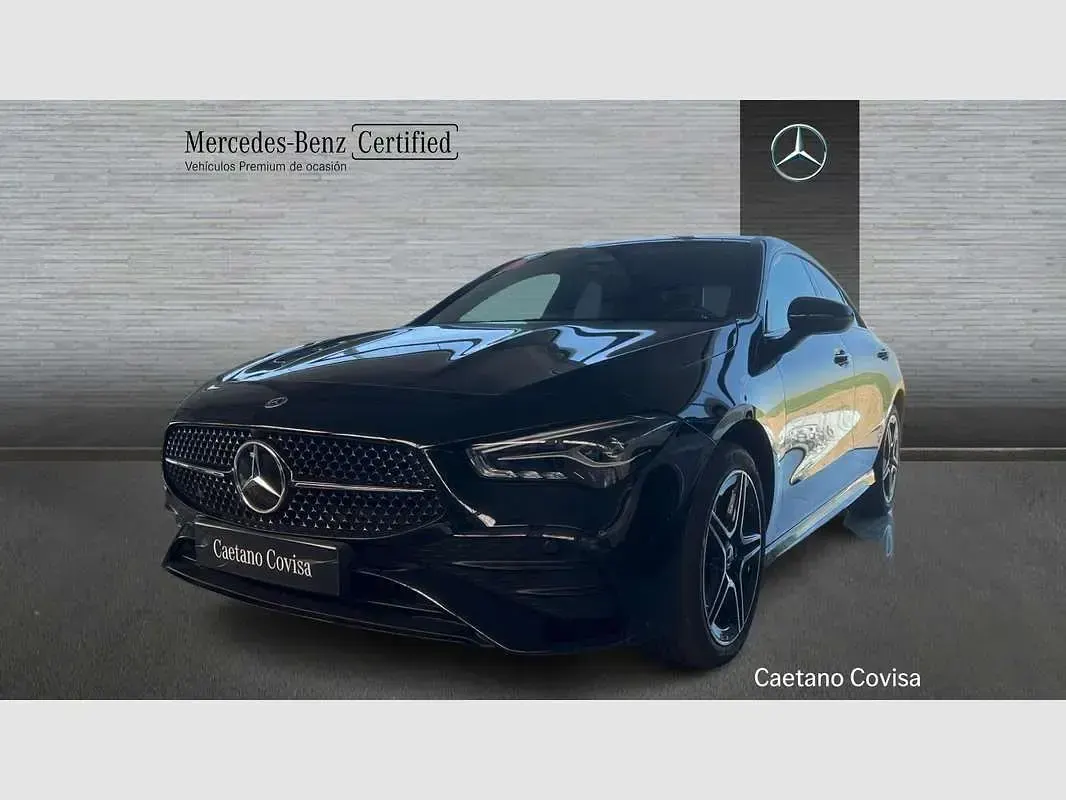 Usado Mercedes CLA250e 218 CV (160 kW) 2024 Negro Coupe