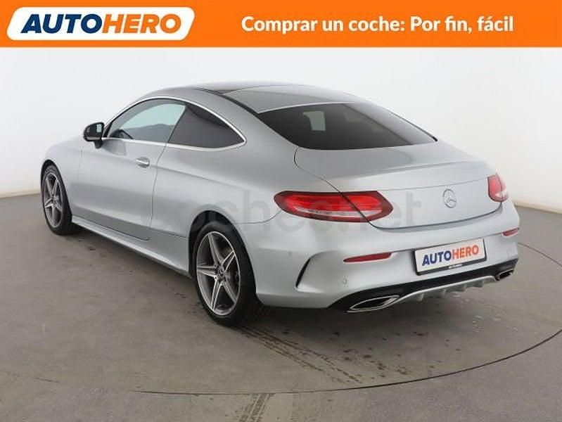 Usado Mercedes C300 AMG line 245 CV (180 kW) 2017 Gris Coupe