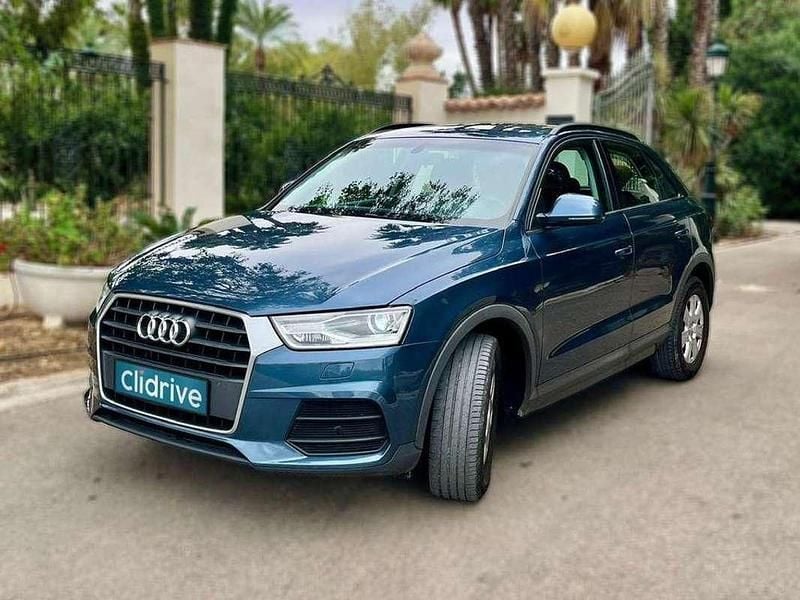 Usado Audi Q3 Attraction 150 CV (110 kW) 2016 Azul SUV