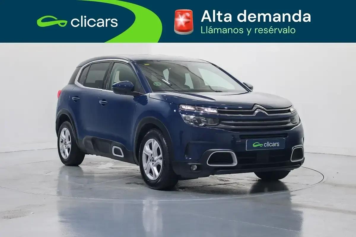 Usado Citroën C5 Aircross PureTech 131 CV (96 kW) 2020 Azul SUV