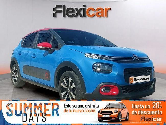 Azul Usado 2019 Citroën C3 Feel Utilitario | 11.990 € (Precio justo) - Imagen 1/4