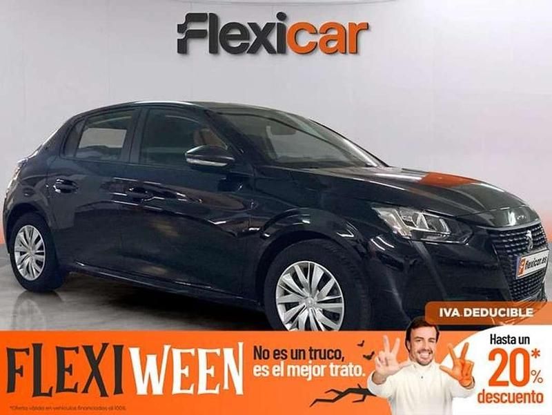 Negro Usado 2020 Peugeot 208 Utilitario | 8490 € (Buen precio) - Imagen 1/4