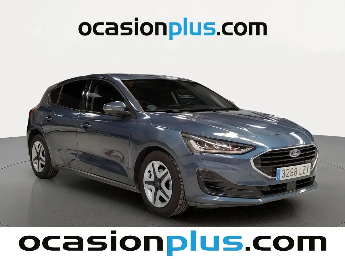 Usado Ford Focus Trend+ 120 CV (88 kW) 2022 Azul Utilitario