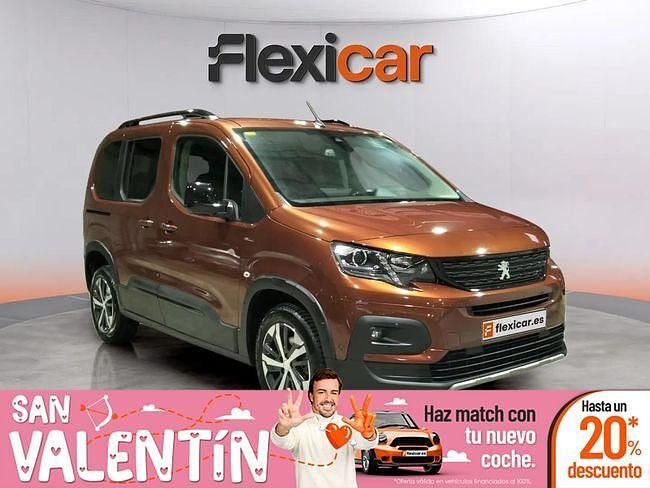 Usado Peugeot Rifter GT-line 130 CV (95 kW) 2020 Marrón Monovolumen