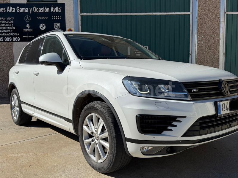 Blanco Usado 2016 VW Touareg R-line SUV | 23.950 € (Buen precio) - Imagen 1/4