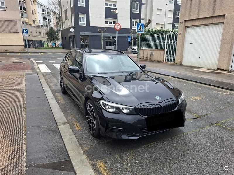 Usado BMW 320 190 CV (139 kW) 2020 Negro Familiar