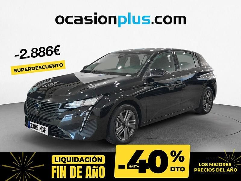 Negro Usado 2024 Peugeot 308 Active Berlina | 19.450 € (Super precio) - Imagen 1/3