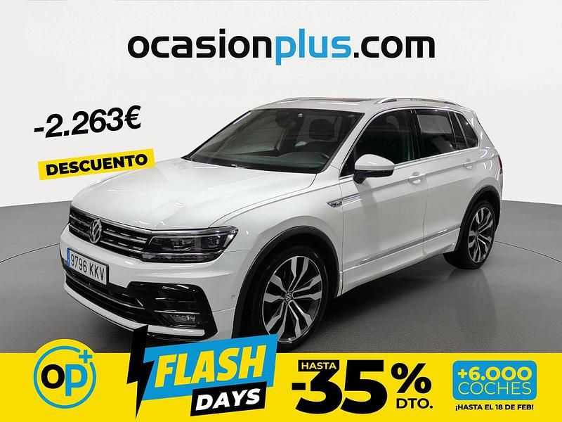 Blanco Usado 2018 VW Tiguan Sportline SUV | 24.900 € (Caro) - Imagen 1/4