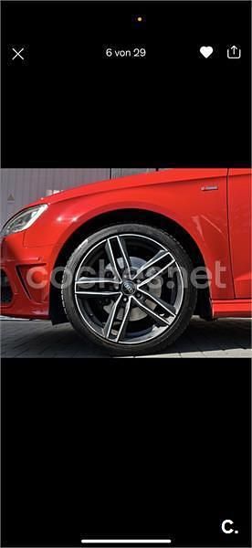 Usado Audi A3 Ambiente 150 CV (110 kW) 2013 Rojo Berlina