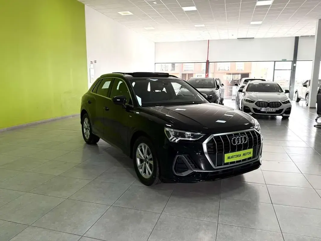 Usado Audi Q3 S-Line 150 CV (110 kW) 2022 Negro SUV