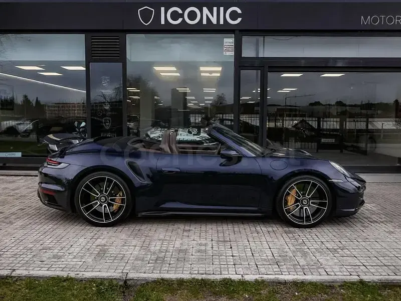 Usado Porsche 911 Turbo S Cabriolet 650 CV (478 kW) 2020 Azul Descapotable