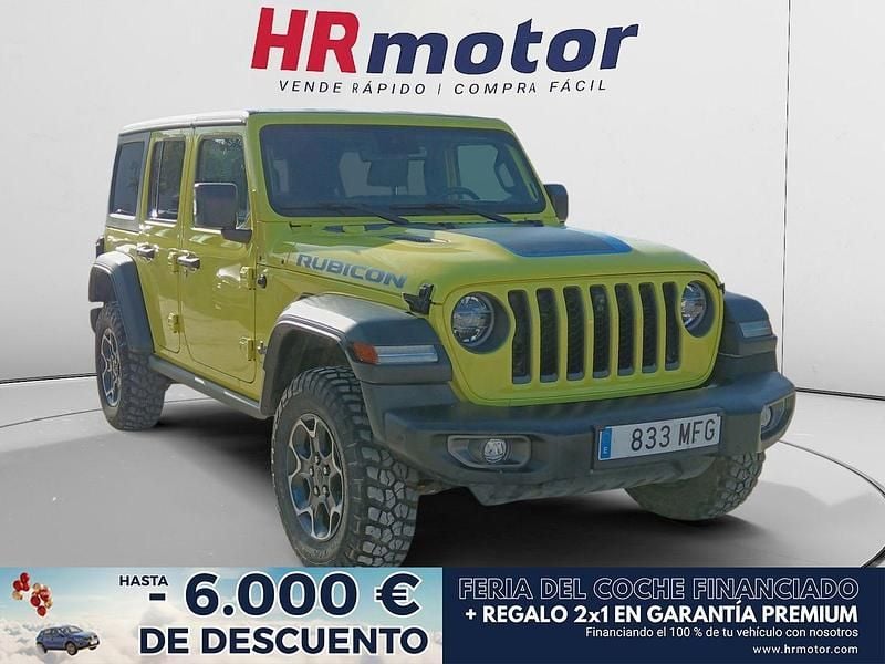 Amarillo Usado 2023 Jeep Wrangler Rubicon SUV | 61.290 € (Precio justo) - Imagen 1/4