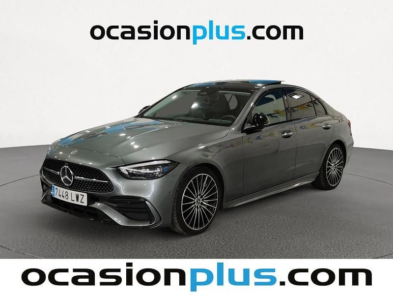 Gris Usado 2022 Mercedes C200 AMG Berlina | 38.546 € (Buen precio) - Imagen 1/4