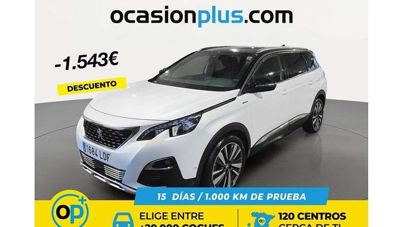Usado Peugeot 5008 GT-line 131 CV (96 kW) 2019 Blanco SUV