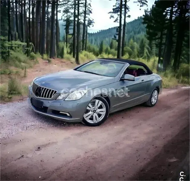 Usado Mercedes E250 Avantgarde 204 CV (150 kW) 2010 Gris / plata Descapotable